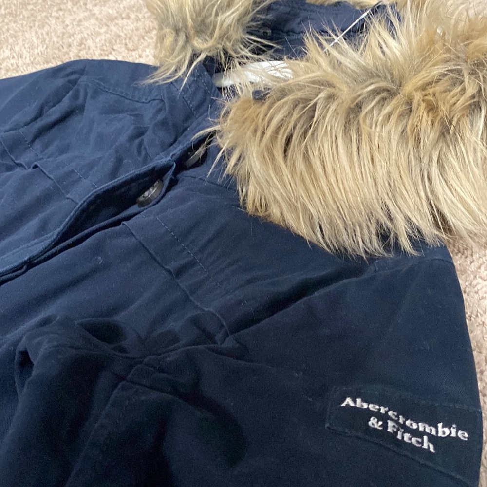 Abercrombie&  fitch women navy jacket and vest